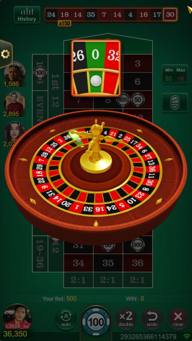 European Roulette Screenshot 1