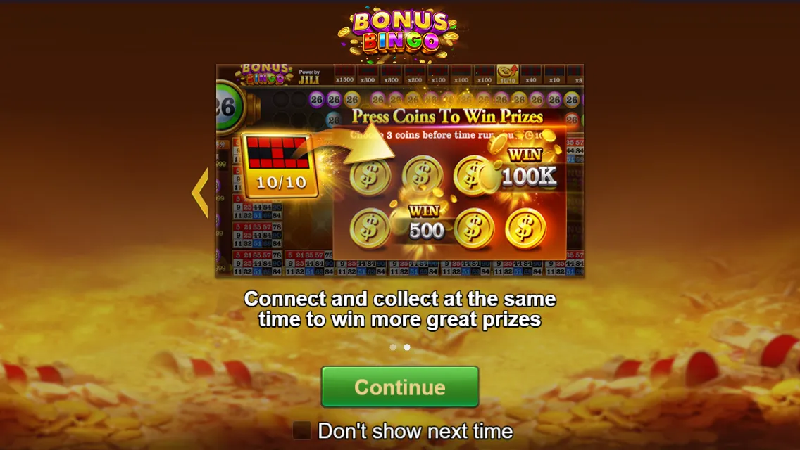 Bonus Bingo Screenshot 2