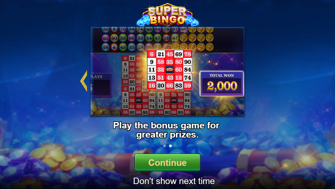 Super Bingo Screenshot