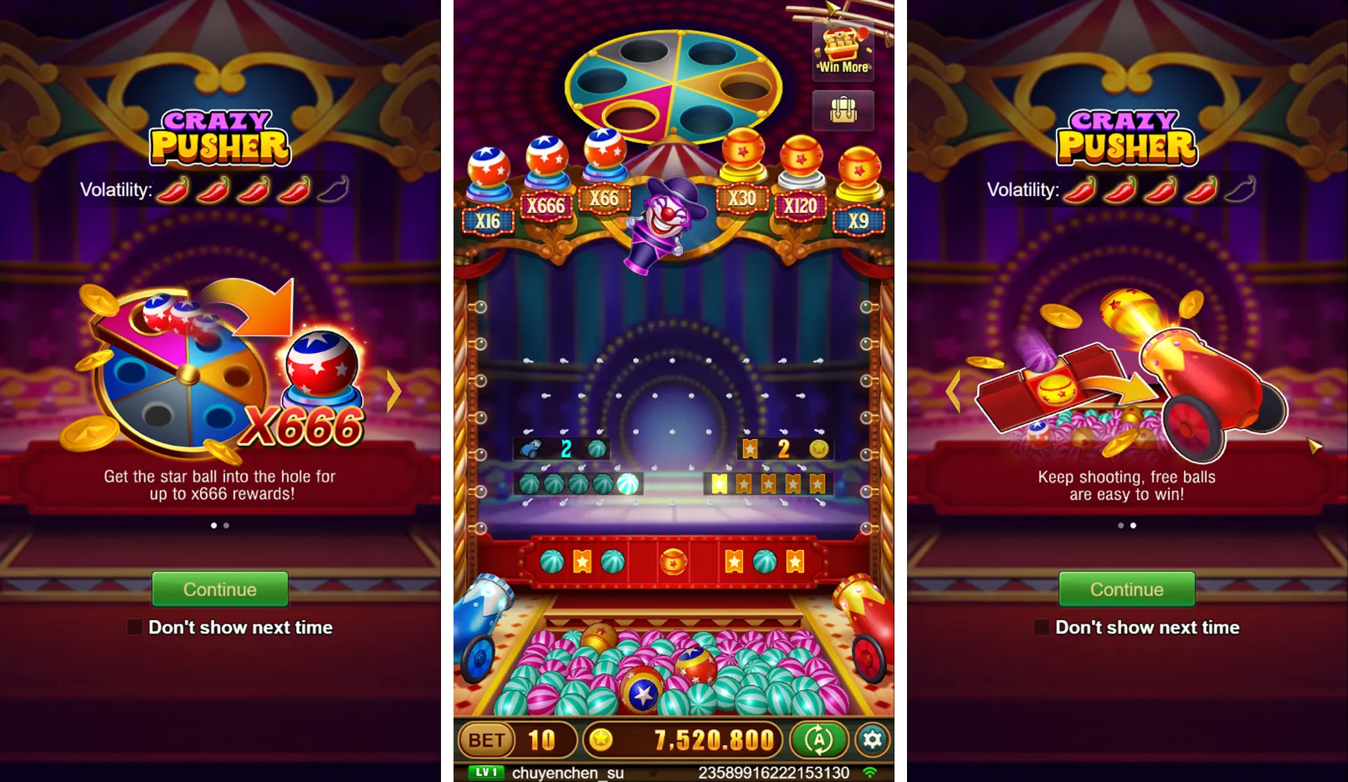 Crazy Pusher Screenshot