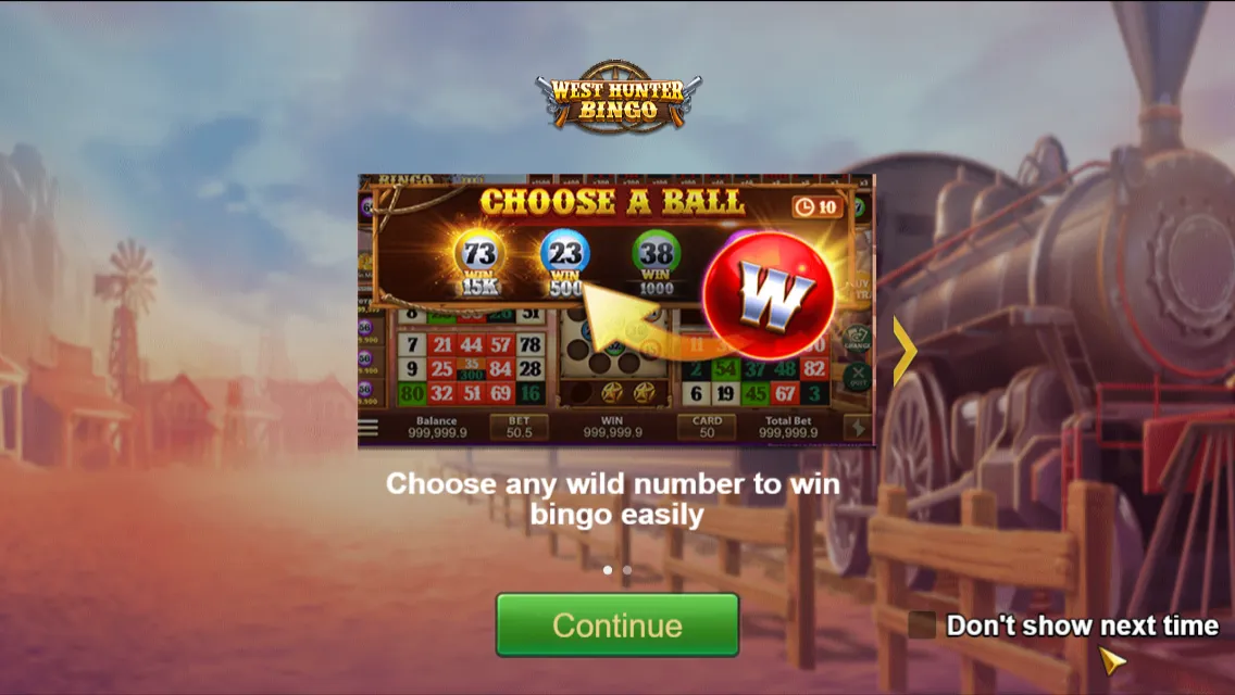 West Hunter Bingo Screenshot 1