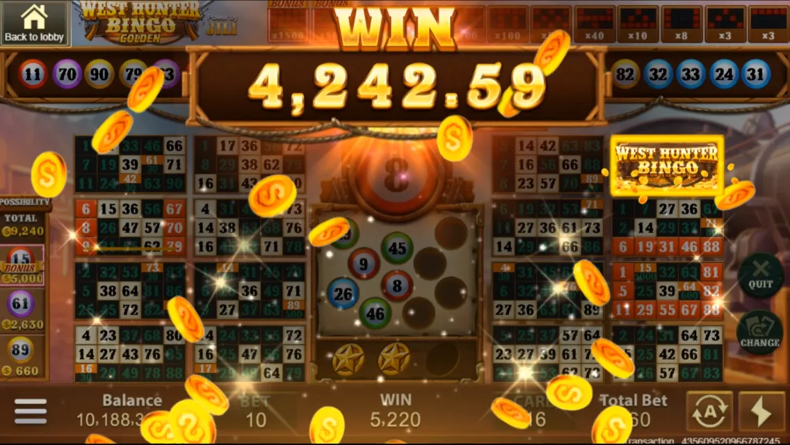 West Hunter Bingo Screenshot 5