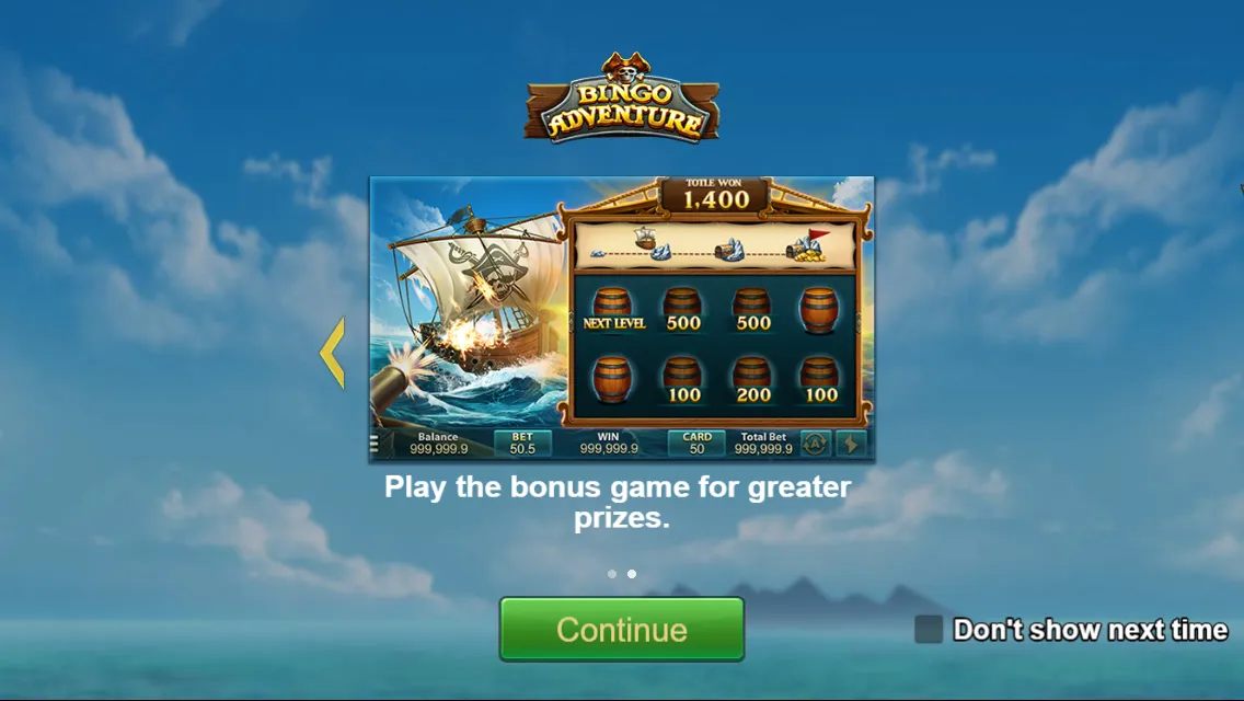 BINGO ADVENTURE Screenshot