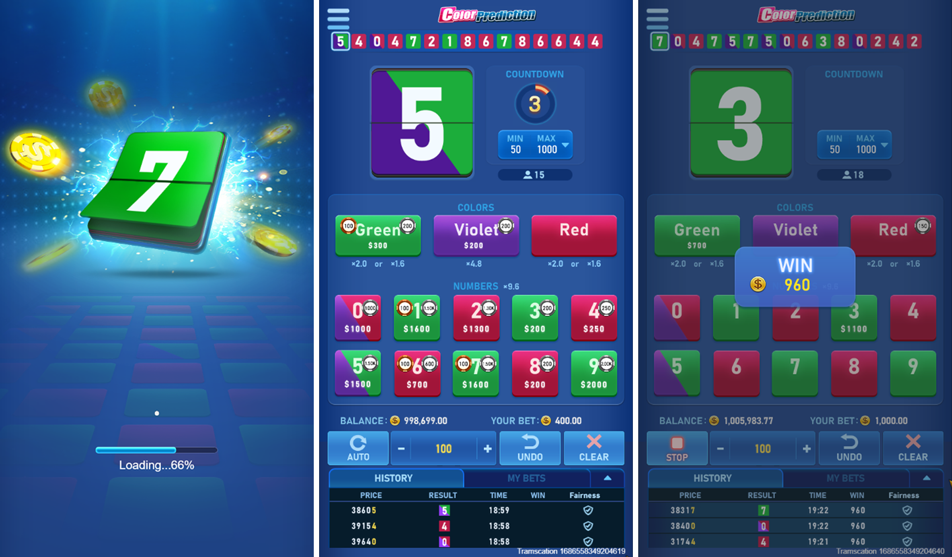 Color Prediction Screenshot