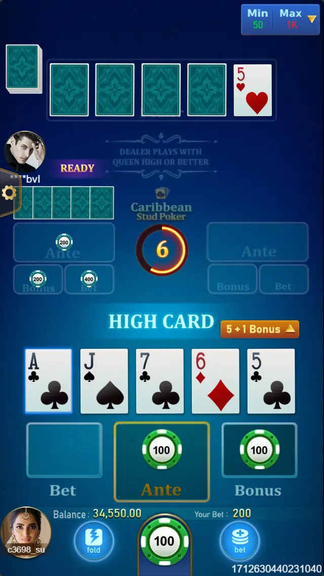 Caribbean Stud Poker Screenshot 5
