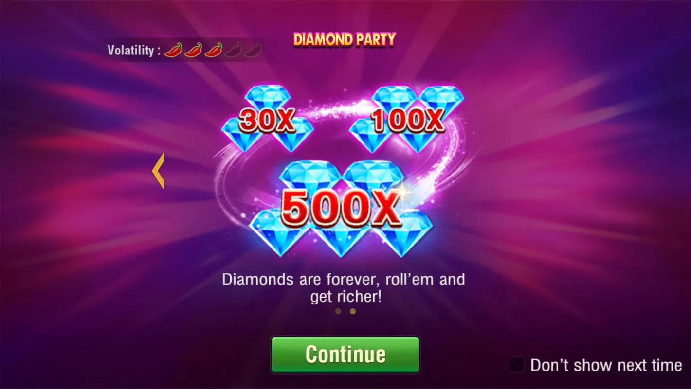 DIAMOND PARTY Screenshot
