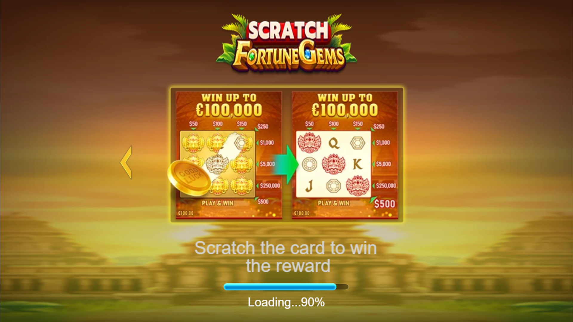 Fortune Gems Scratch Screenshot 2