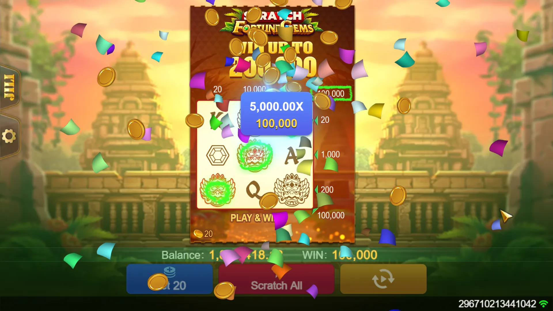Fortune Gems Scratch Screenshot