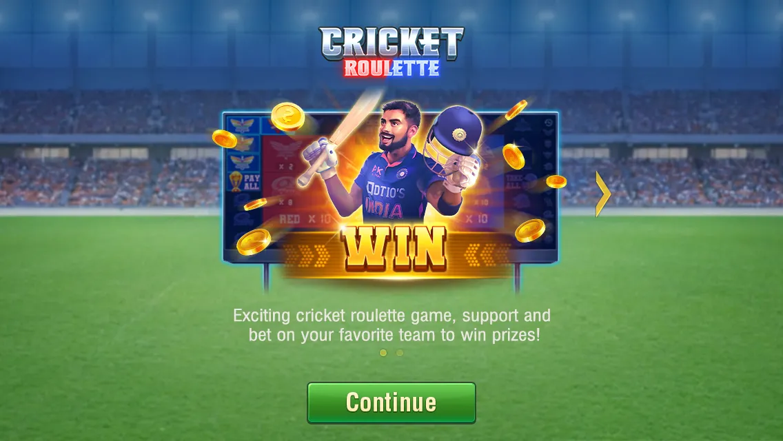 Cricket Roulette Screenshot 1
