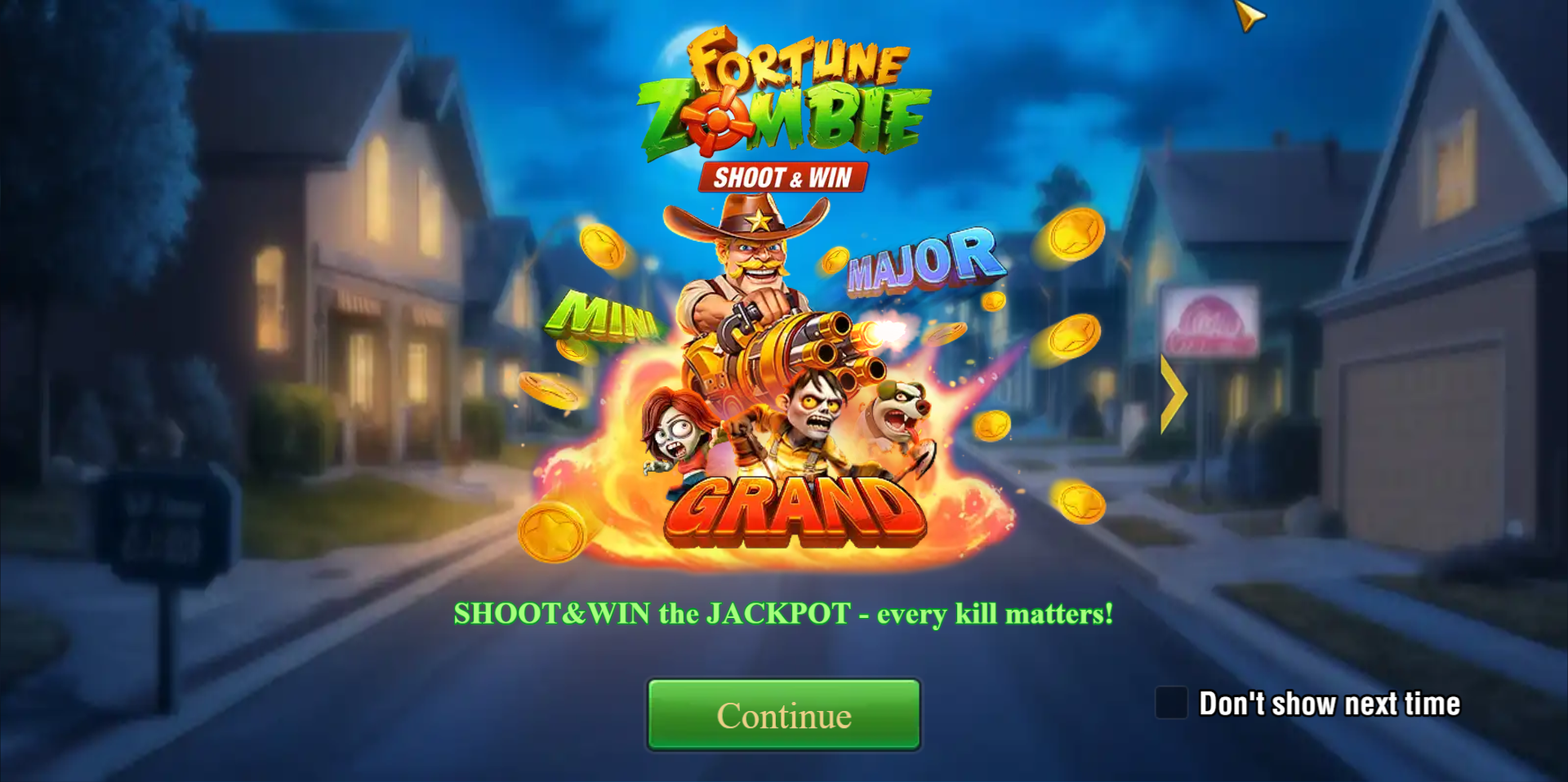 FORTUNE ZOMBIE screenshot 1
