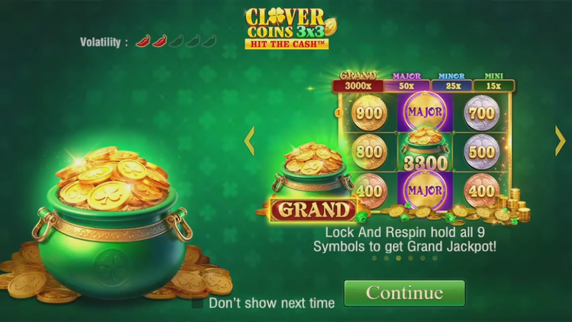 Clover Coins 3x3 screenshot 2