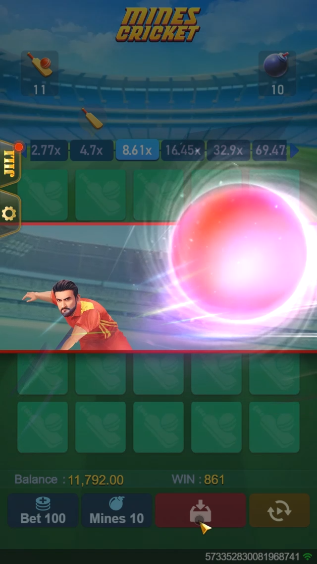 Mines Cricket screenshot 3