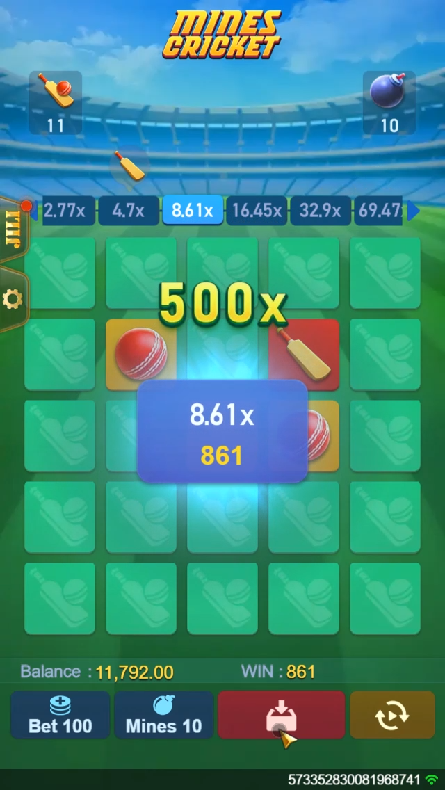 Mines Cricket screenshot 4
