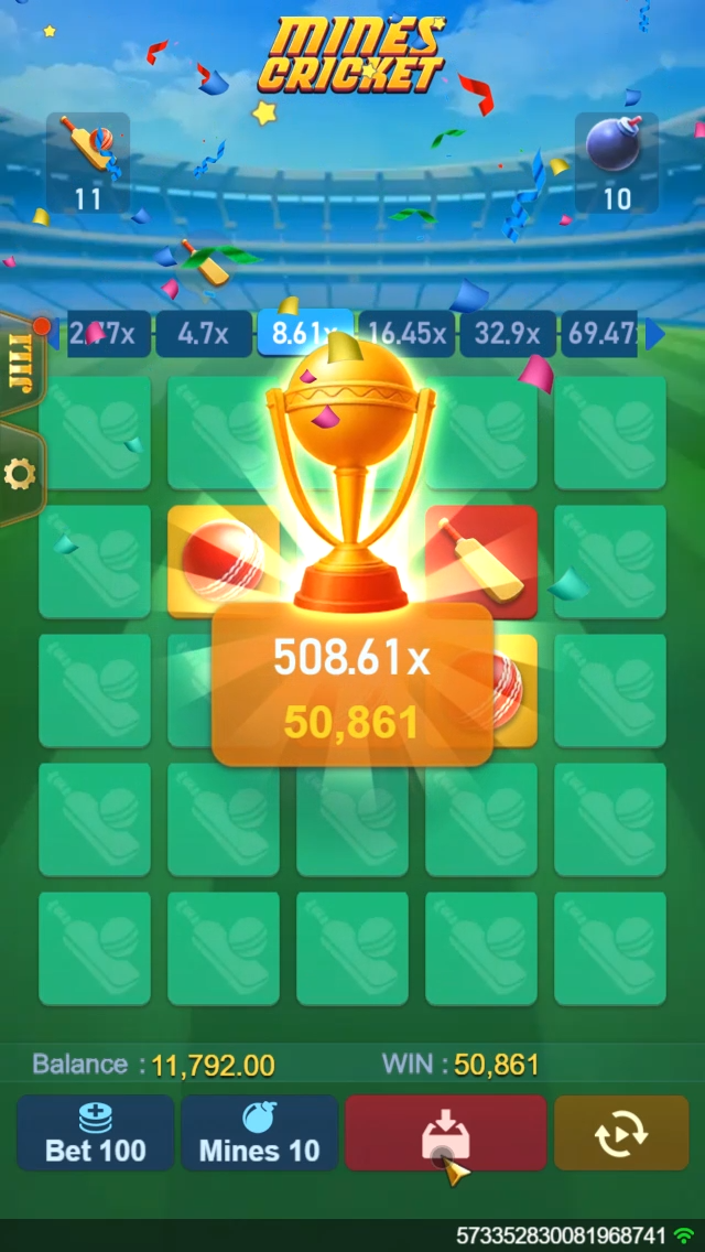 Mines Cricket screenshot 5