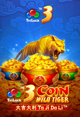 3 Coin Wild Tiger slot game cover in the jili-games.in information catalog