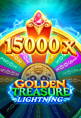 Golden Treasure Lightning casino game cover in the jili-games.in information catalog